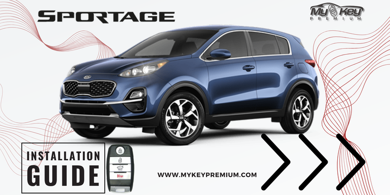 2017-2022 Kia Sportage Key fob Remote Engine auto starter installation guide[My Key Premium]