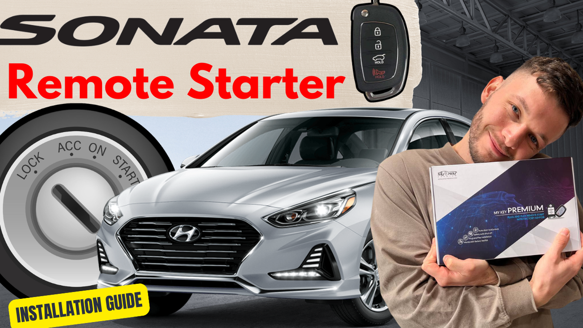 2018-2019 Hyundai Sonata LF Facelift remote start installation video guide turn key -regular key ignition