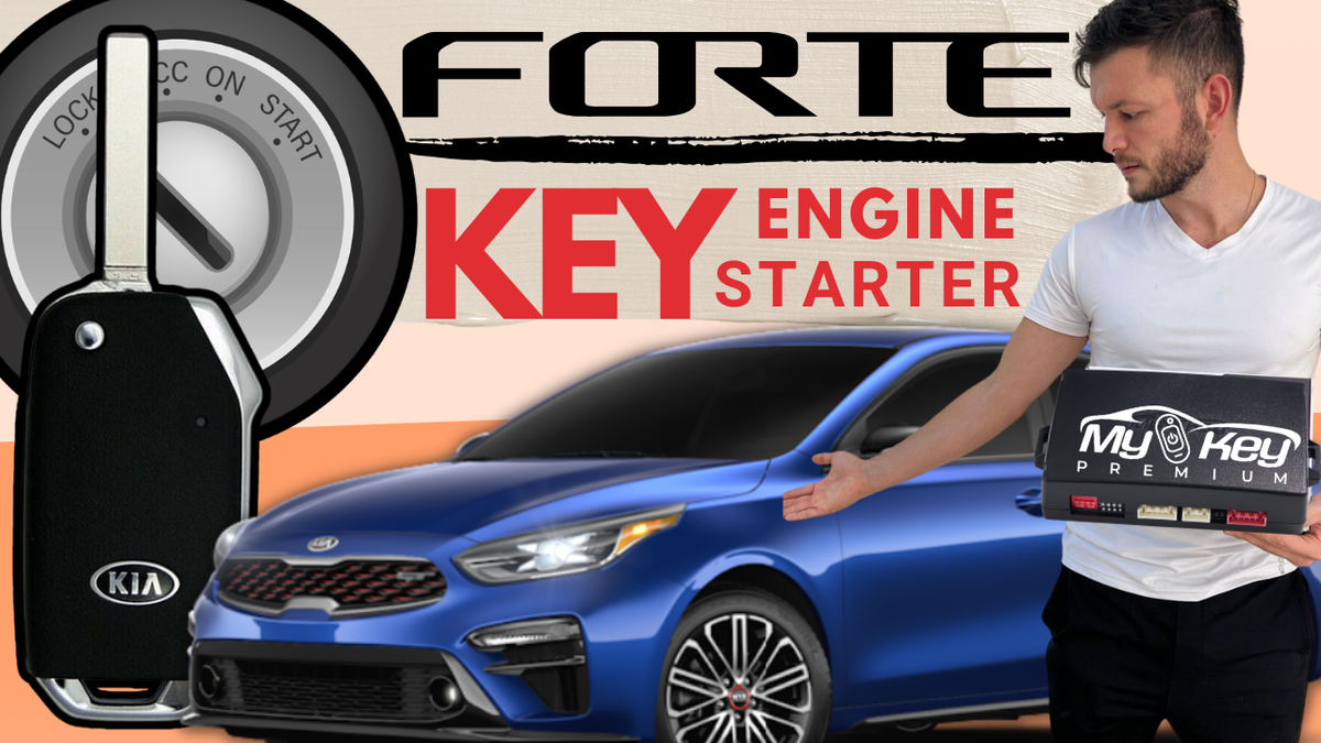 2019 - 2021 kia forte my key premium remote auto starter Plug and play installation video guide