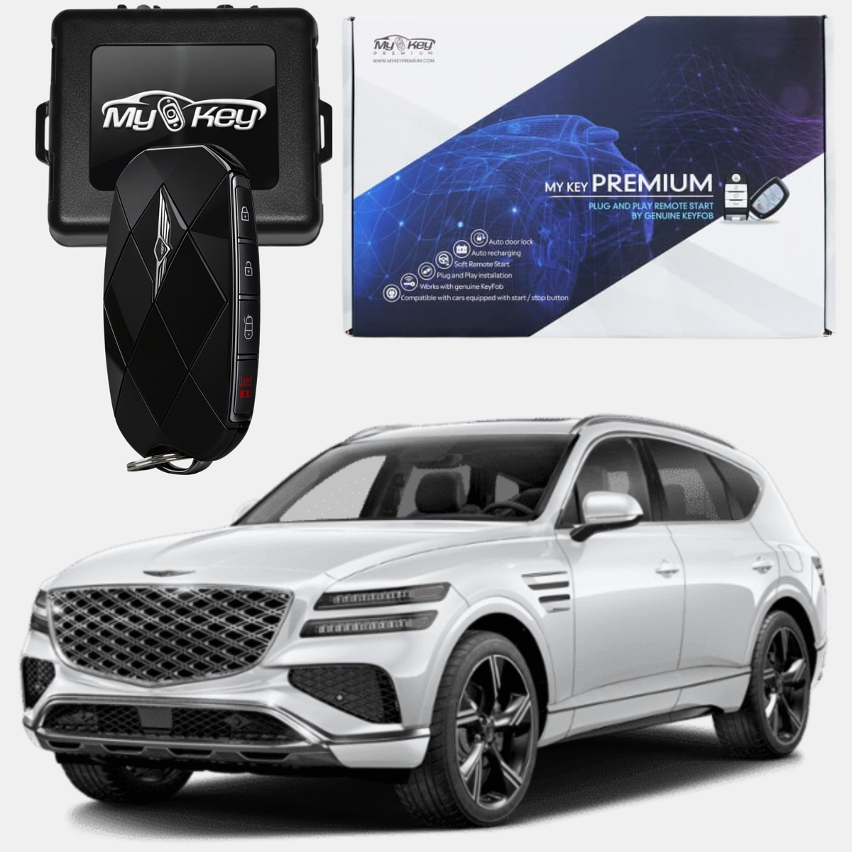 نظام Smart Door لجينيسيس GV80 | قفل ذكي وتشغيل المكيف تلقائياً