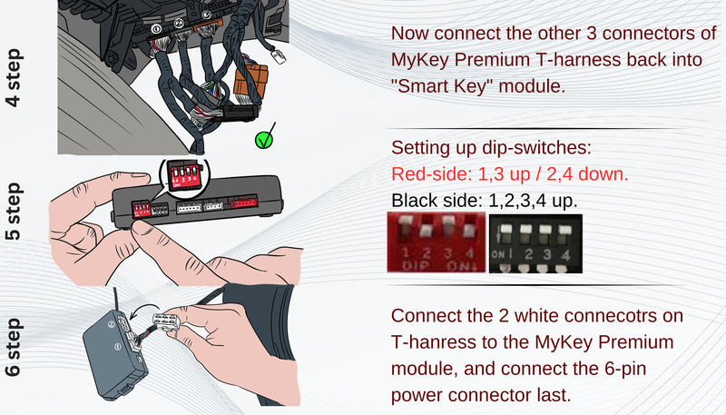Hyundai Sonata LF 2015-2017 remote start installation plug and play t harness