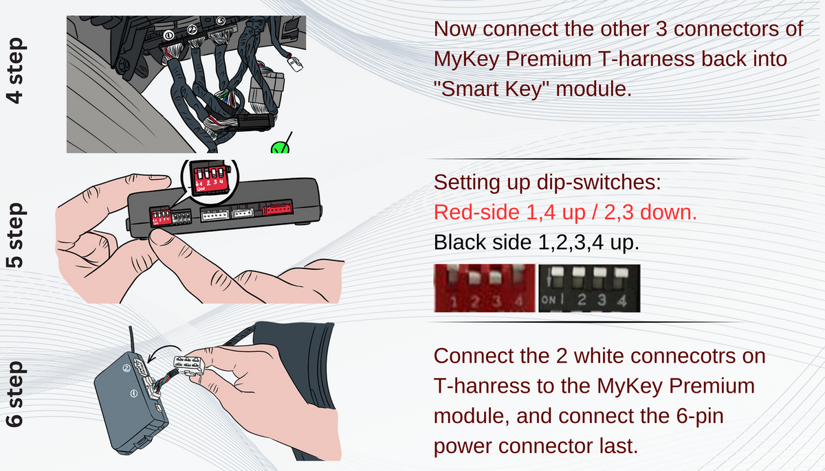 hyundai i40 key fob remote engine starter kit installation guide [MyKey Premium]
