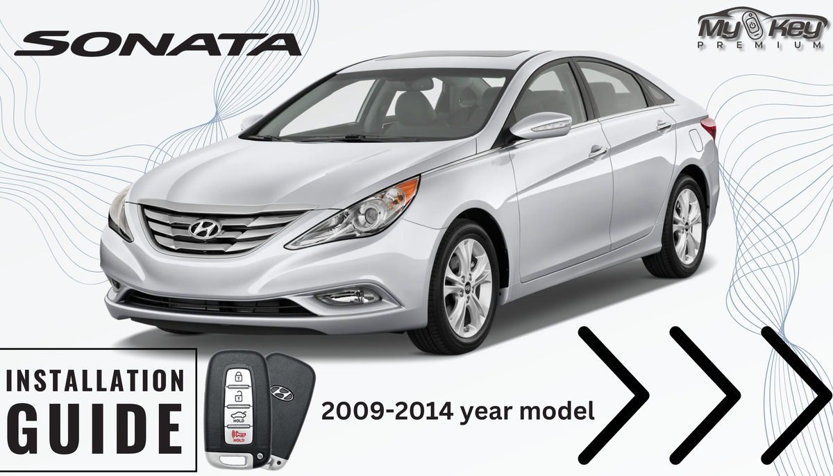 Hyundai sonata YF 2012-2014 Key fob Remote Engine plug and play installation auto starter installation guide My Key Premium
