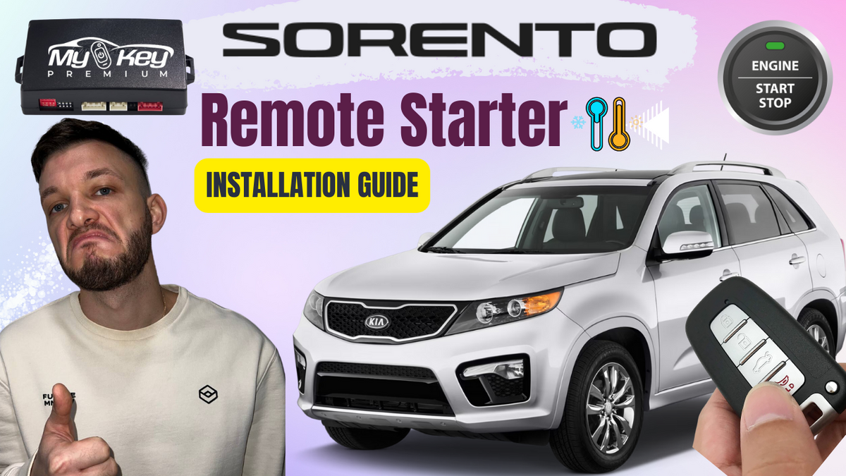 Kia Sorento 2011-2015 remote starter installation guide