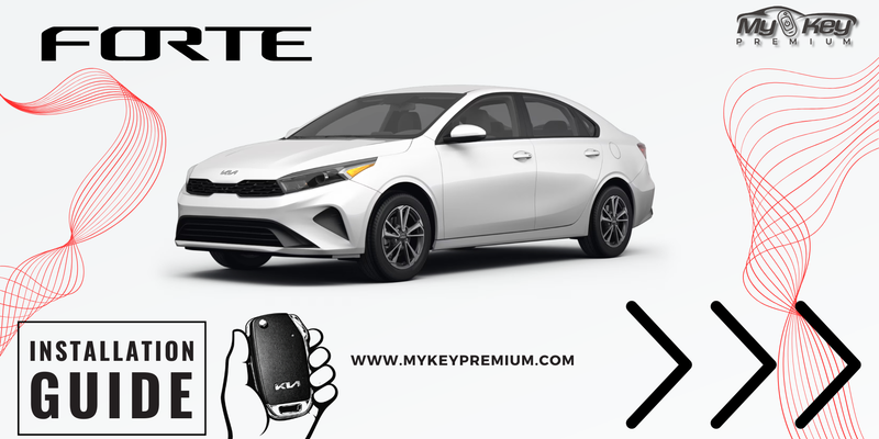 2022-2024 Kia Forte BD Facelift key fob upgrade with walk away door lock installation guide 
