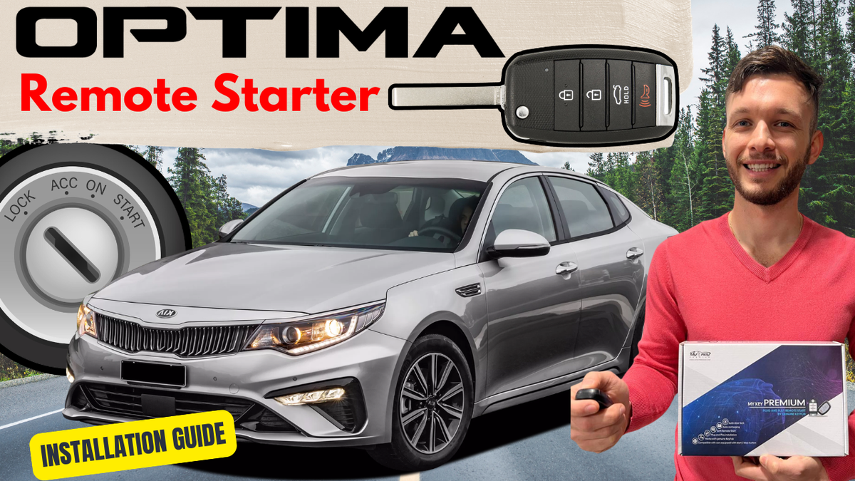 Kia Optima JF (2016-2020) Remote Start Kit – Plug & Play [MyKeyPremium Video Installation] for key start