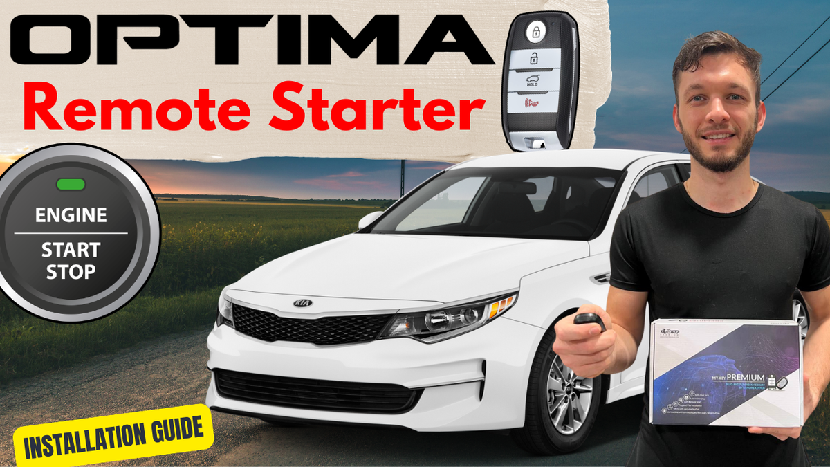 Kia Optima JF (2016-2020) Remote Start Kit – Plug & Play [MyKeyPremium Video Installation] for push start