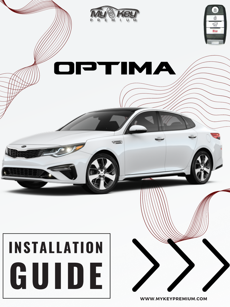 kia optima key fob remote engine starter kit installation guide [MyKey Premium]