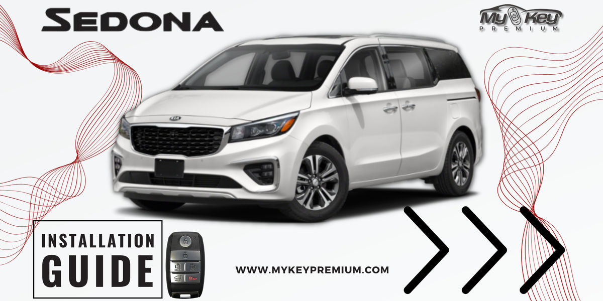 Kia Sedona Key fob Remote Engine auto starter installation guide[My Key Premium] 