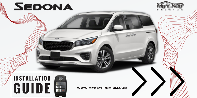 Kia Sedona Key fob Remote Engine auto starter installation guide[My Key Premium] 