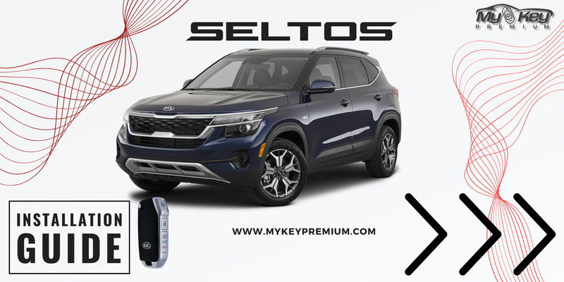 Kia Seltos Key fob Remote Engine auto starter installation guide[My Key Premium]