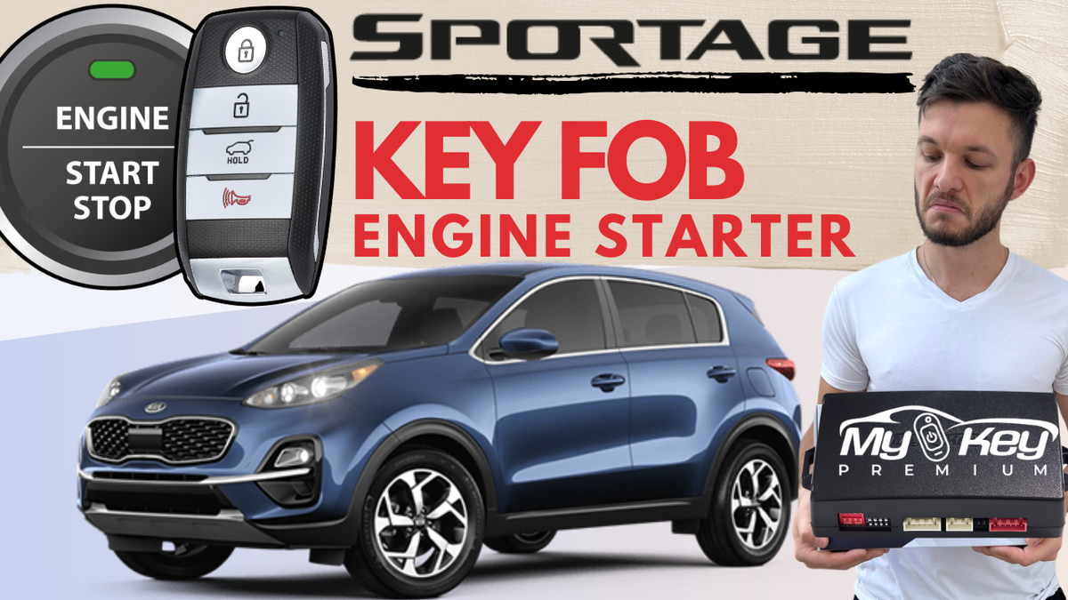 KIA SPORTAGE Remote Starter | How To install | Mykey Premium
