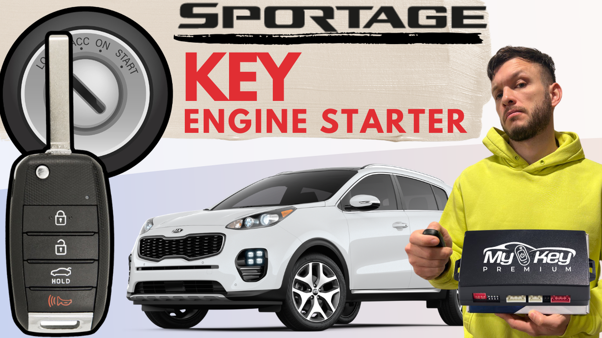 Kia Sportage 2017~2022 Remote Engine Starter Install / Key Ignition Version | MyKey Premium