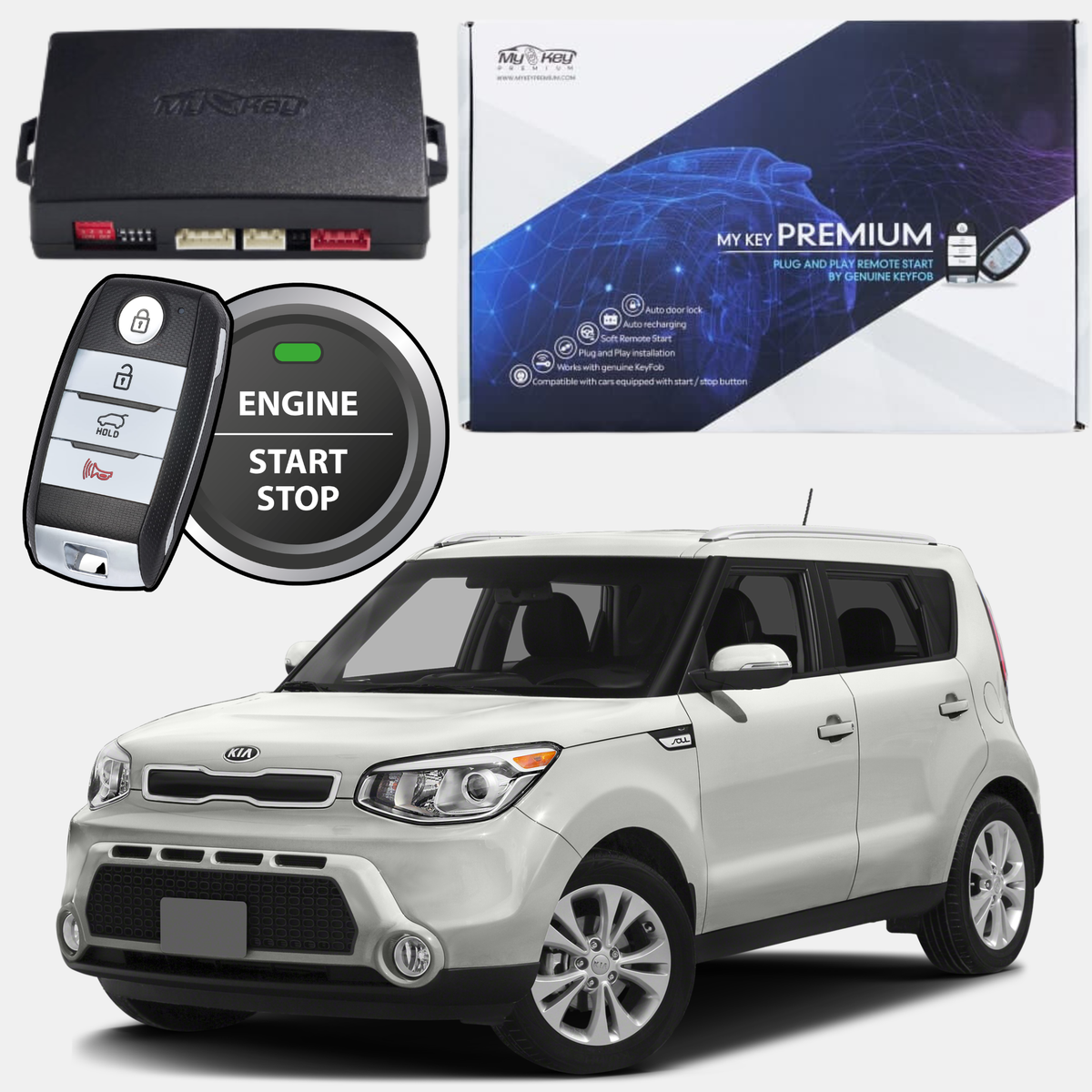 نظام تشغيل عن بُعد لكيا سول PS 2014–2019 | OEM Plug & Play