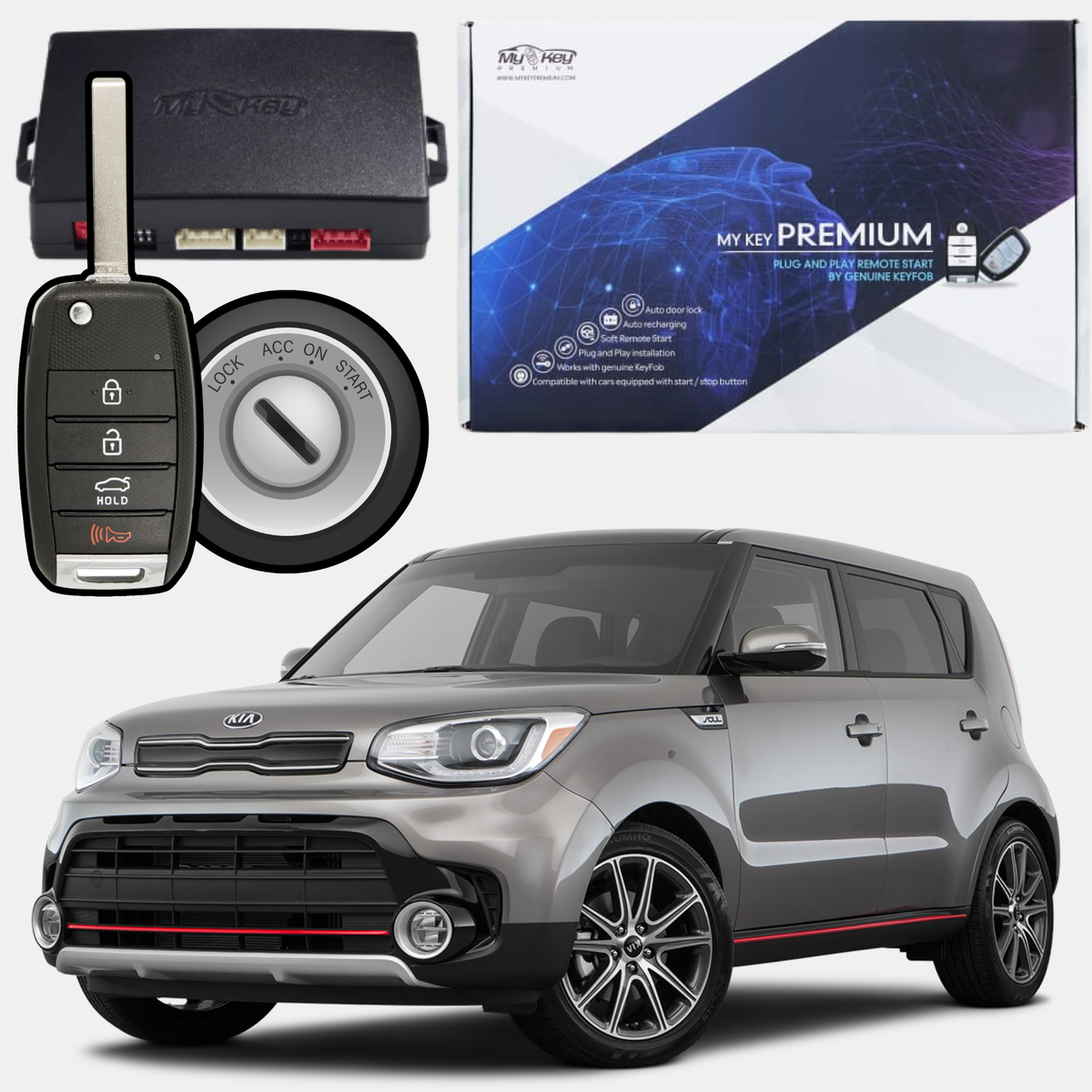نظام تشغيل عن بُعد لكيا سول PS 2014–2019 | OEM Plug & Play