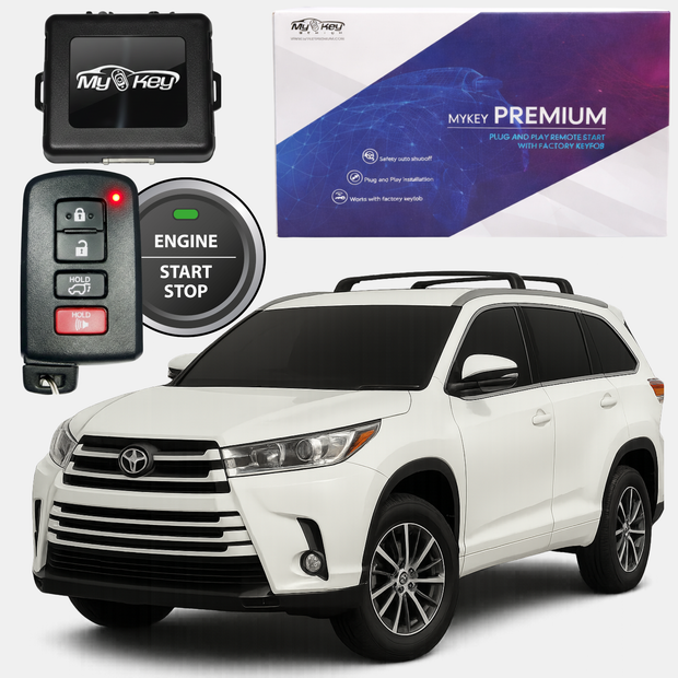 Toyota_Highlander 2017-2019 remote_starter kit plug and play