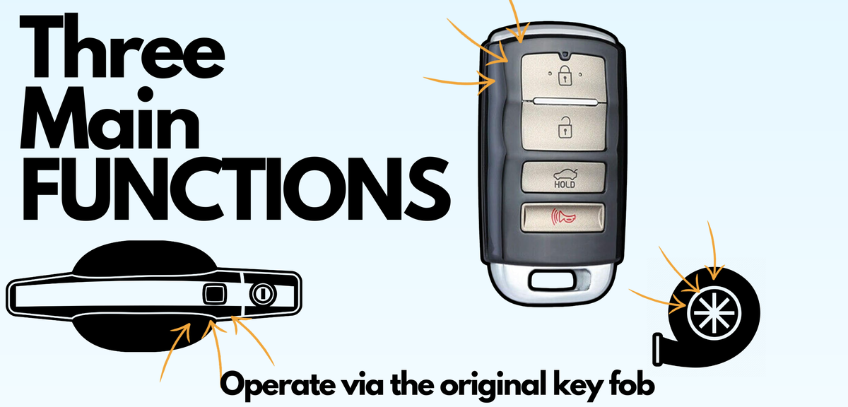 وظائف نظام التشغيل عن بُعد لكيا كادينزا VG موديلات 2013–2016 – تركيب مباشر Plug & Play من MyKey Premium