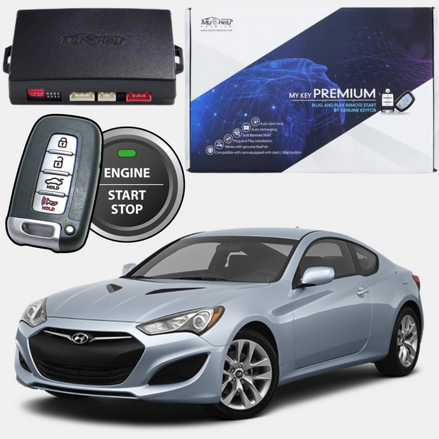 Genesis Coupe (2009-2017 BK1 BK2) Remote Start Kit – Plug & Play