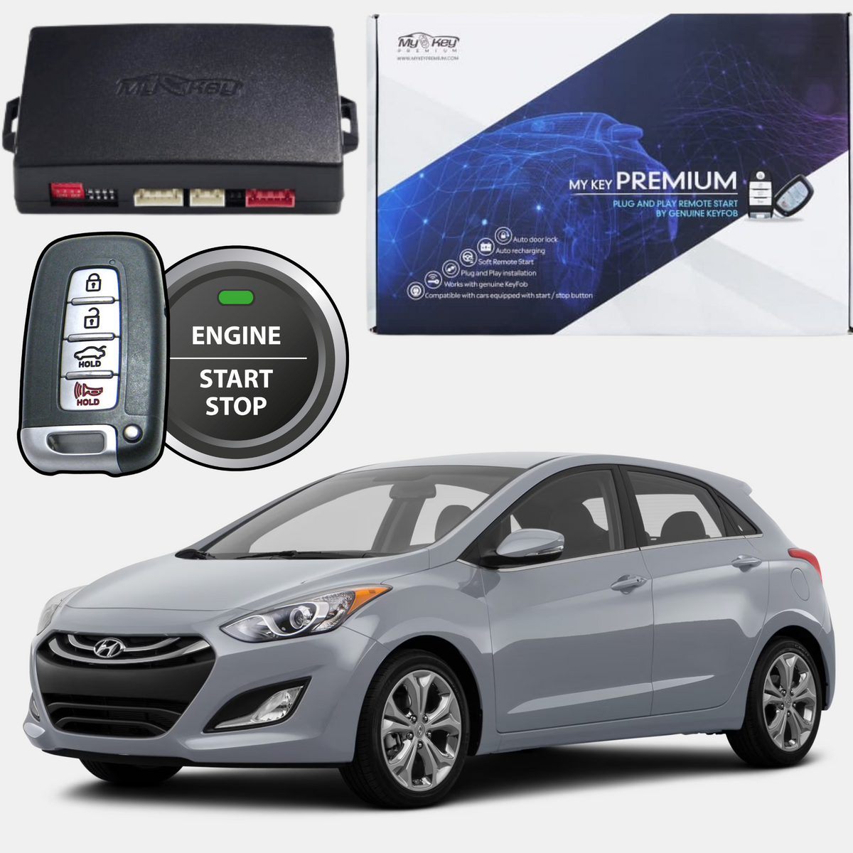 Hyundai Elantra GT / i30 (2009-2012) Remote Start Kit – Plug & Play