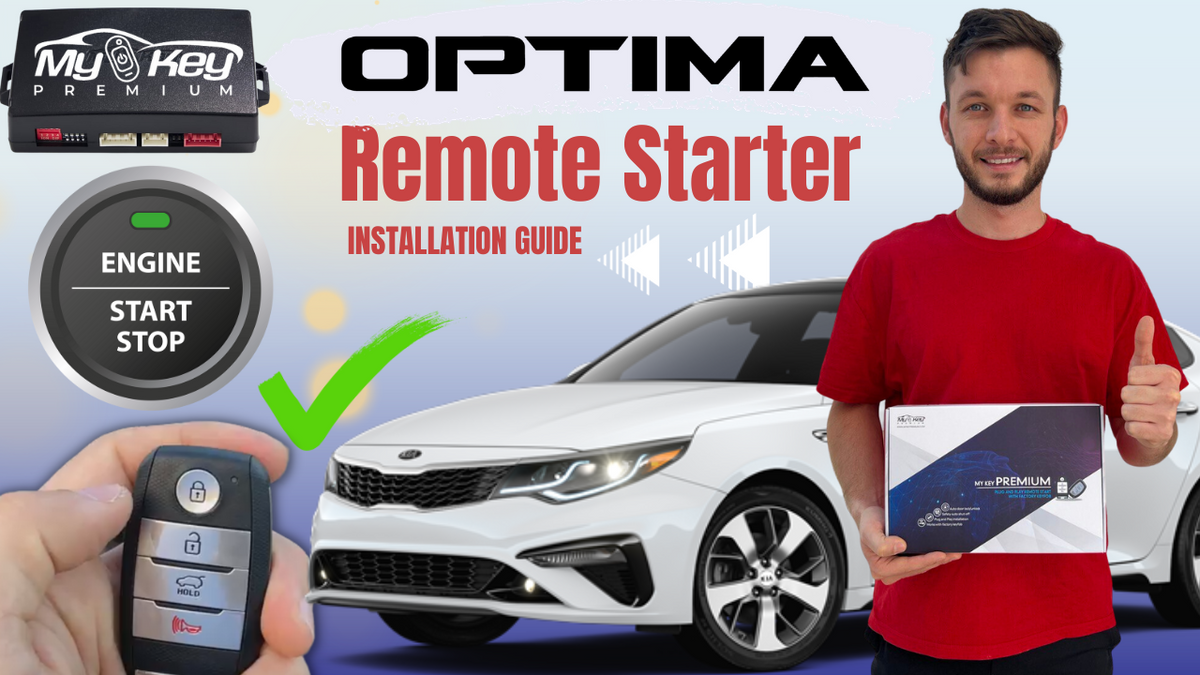 2016~2018 Kia Optima Remote enginer start Installation