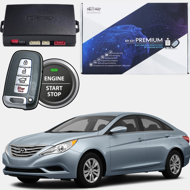 hyundai sonata yf 2009-2014 remote engine starter kit plug and play [MyKeyPremium]