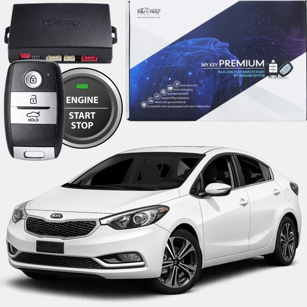 kia forte yd 2014-2016 remote start plug and play oem key fob (push to start)