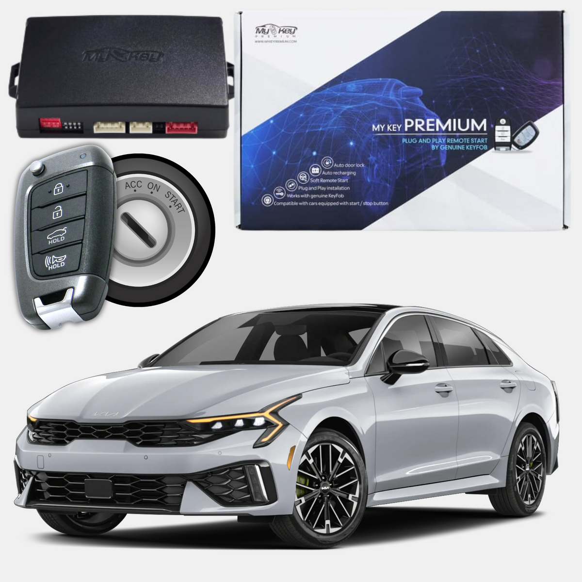 نظام تشغيل عن بُعد لكيا K5 | OEM Plug & Play