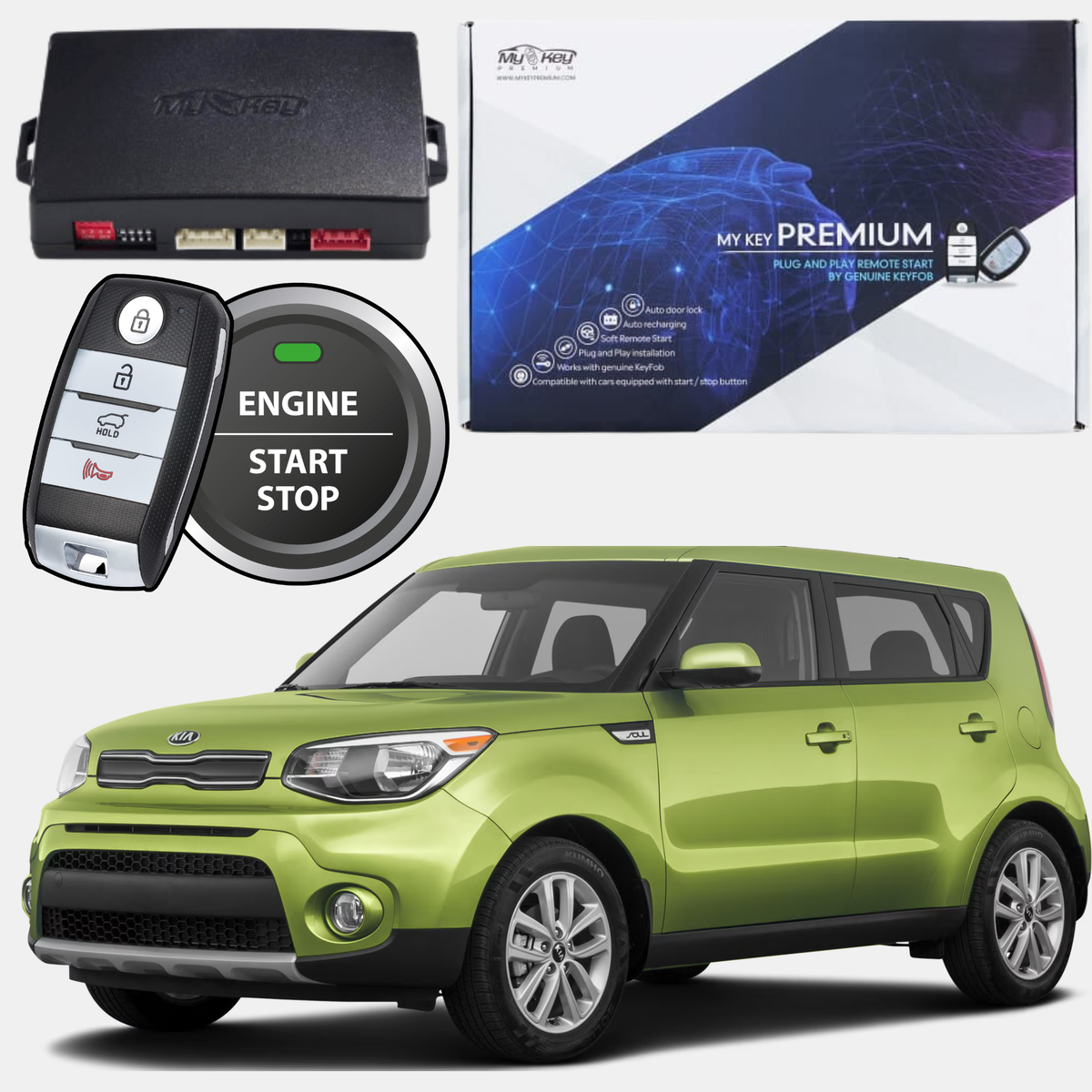 نظام تشغيل عن بُعد لكيا سول PS 2014–2019 | OEM Plug & Play