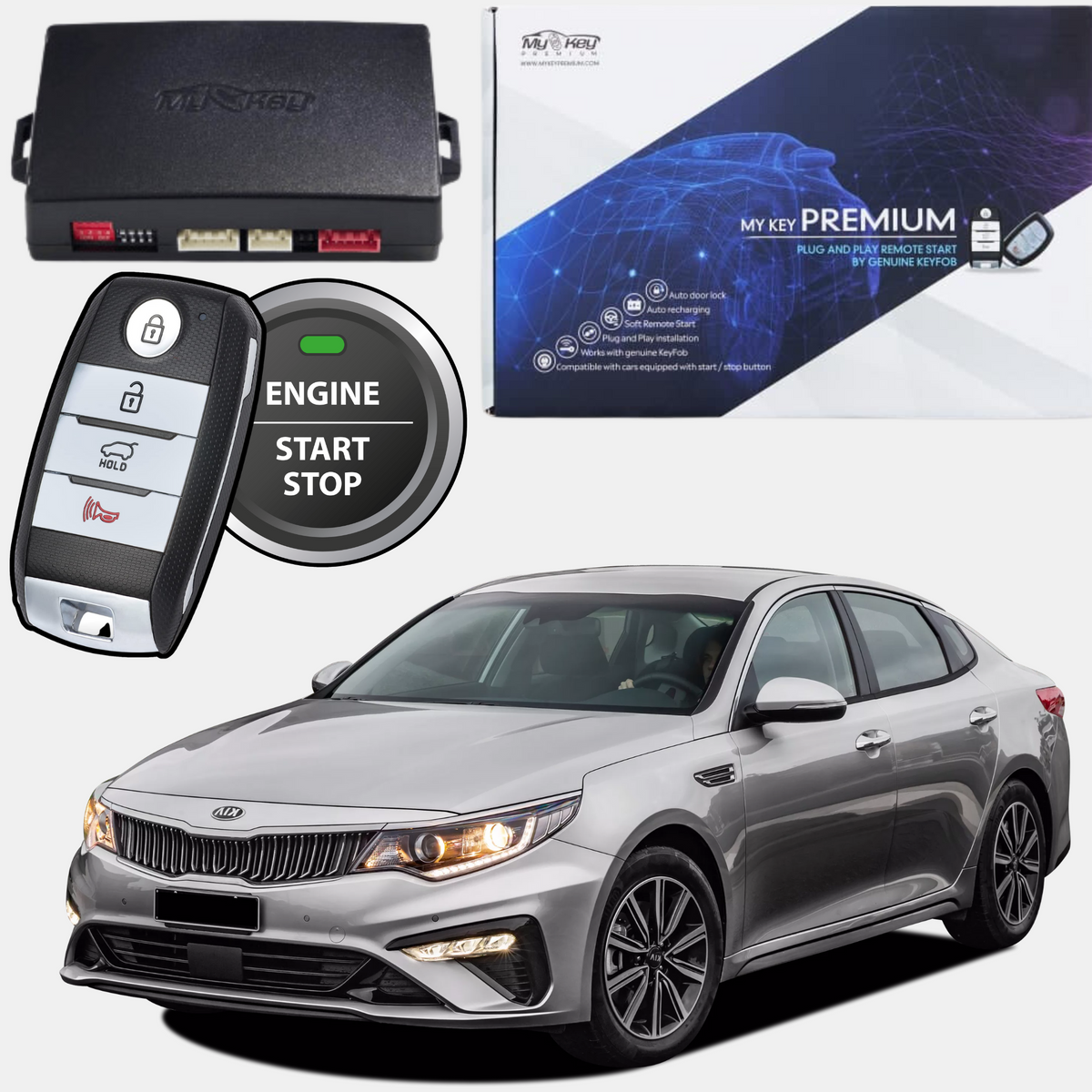 Kia Optima JF (2016-2020) Remote Start Kit – Plug & Play
