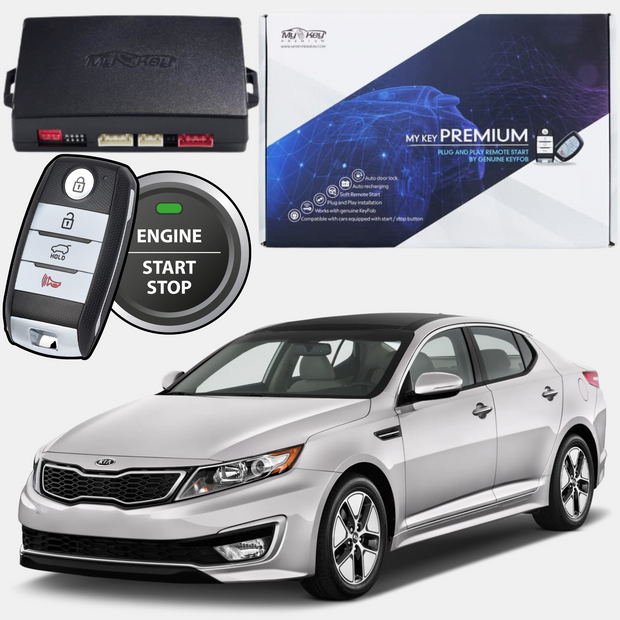kia optima 2014-2015 remote engine auto starter kit my key premium tf