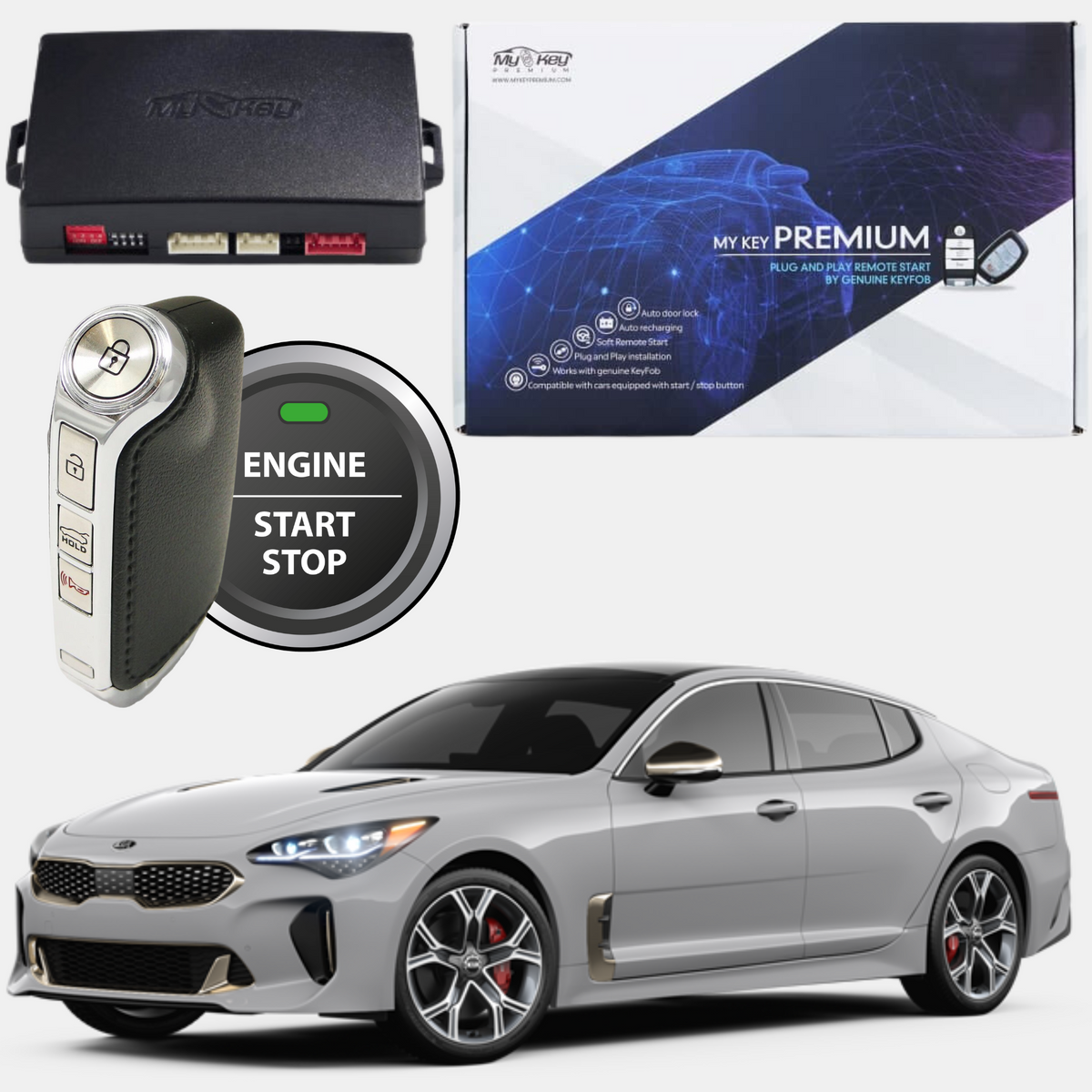 Kia Stinger (2018-2023) Remote Start Kit – Plug & Play