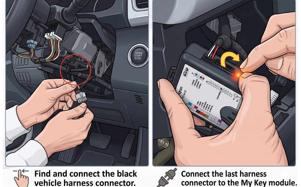 toyota rav4 xa40 remote starter installation